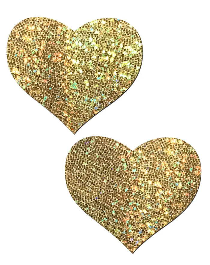 Pastease Gold Glitter Heart Pastease Anal