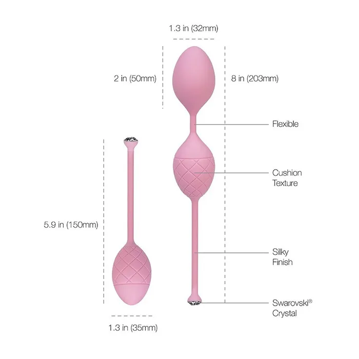 Pillow Talk Frisky Pleasure Balls BMS Vibrators