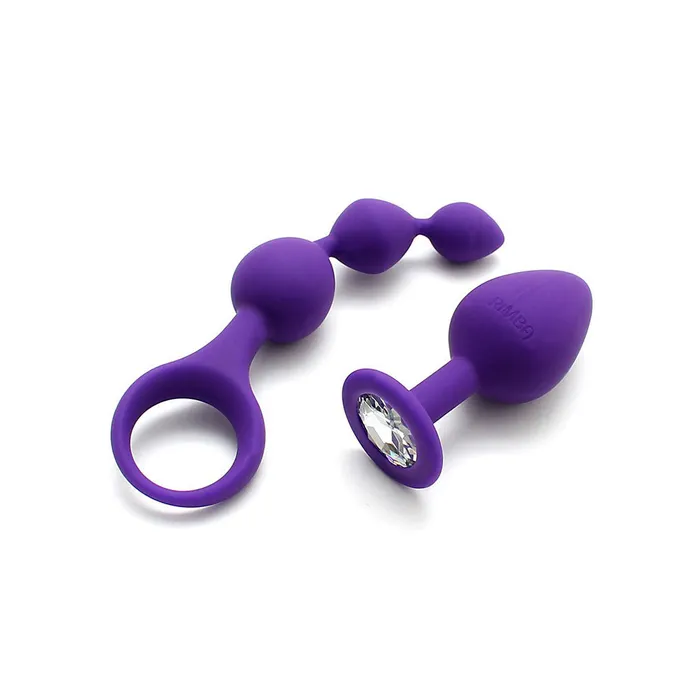 Rimba Anal Barcelona Purple Anal Pleasure Play Set 2 Pieces