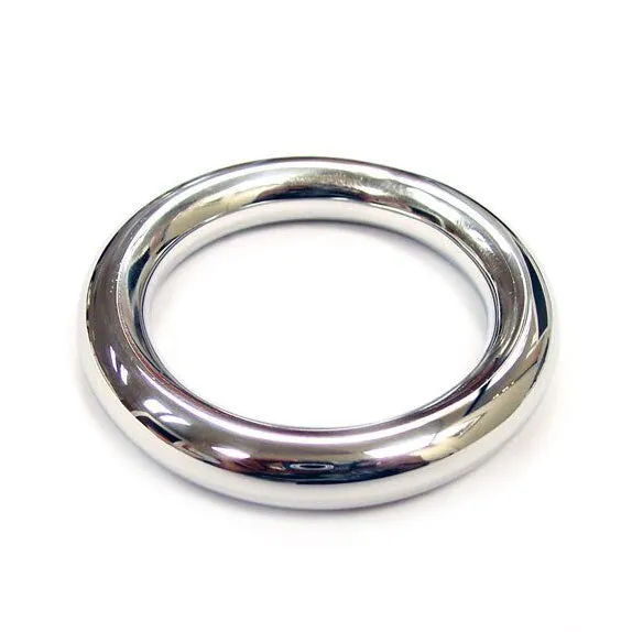 Rouge Male Sex Toys Rouge Stainless Steel Round Cock Ring 45mm