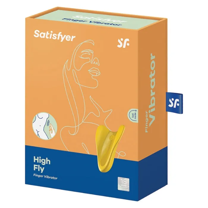 Satisfyer High Fly Finger Vibrator Yellow HOL Vibrators