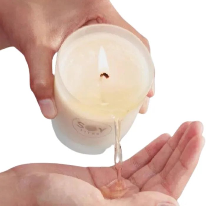 SoyLite Massage Candle Votive Baby Love Unscented 70ml SOS Vibrators