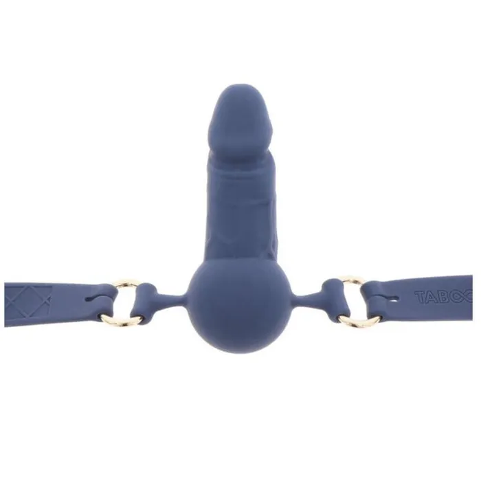 Taboom Male Sex Toys Taboom Silicone Supreme Penis Ball Gag Blue