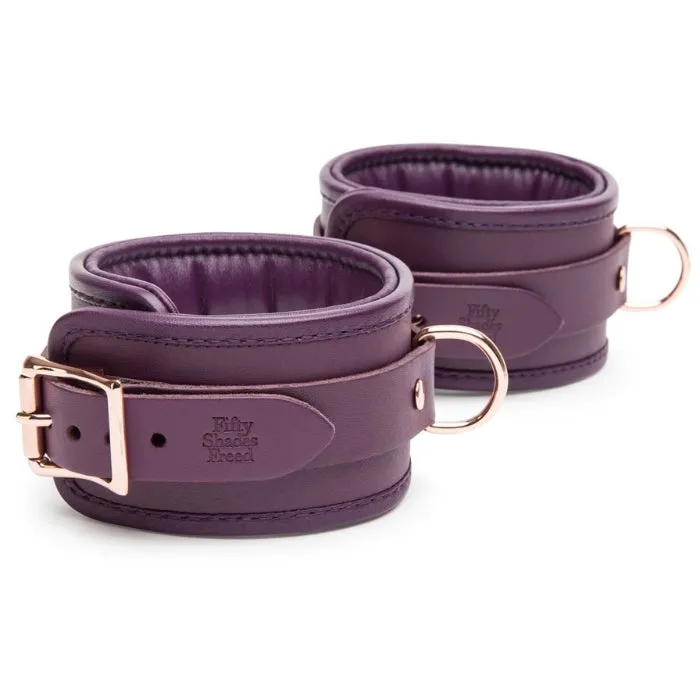 Vibrators CRE Fifty Shades of Grey Leather Ankle Cuffs Freed Collection