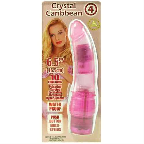 Vibrators Crystal Caribbean 4 Pink Golden Triangle