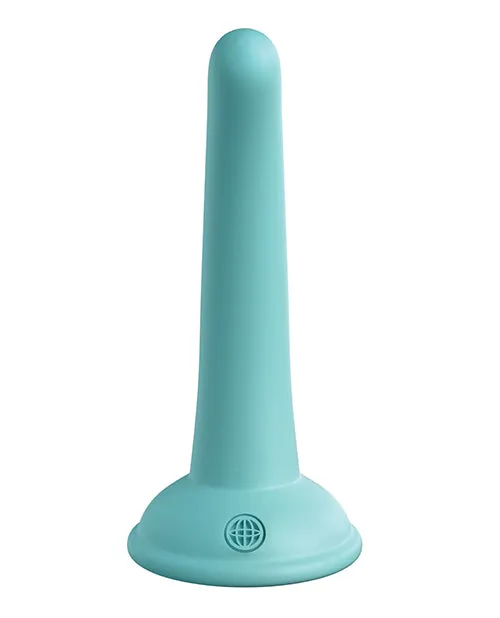 Vibrators Pipedream Products Dillio Platinum 5in Curious Five Teal