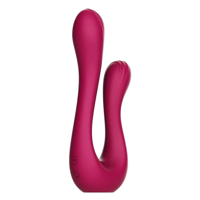 Vibrators Xocoon Xocoon Sync Sensation Dual Pleasure Vibrator Fuchsia