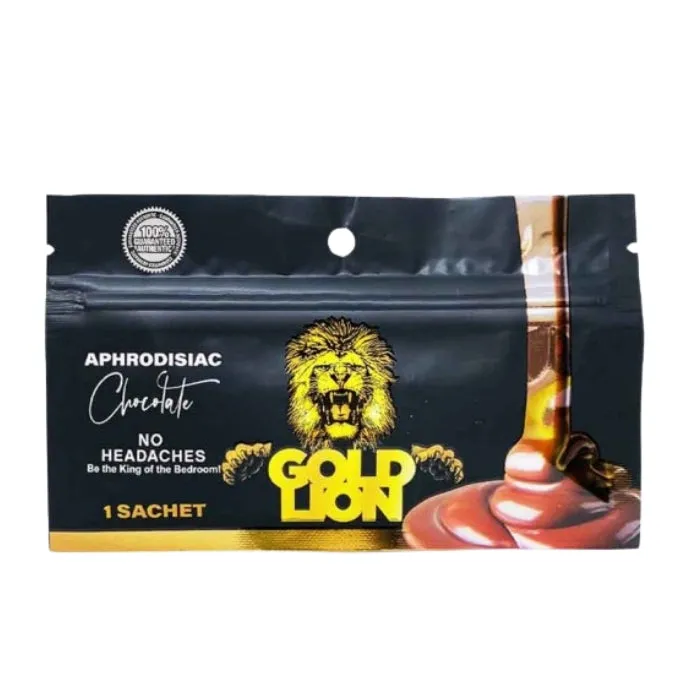 WIL Gold Lion Aphrodisiac Stimulating Chocolate For Men Female Sex Toys