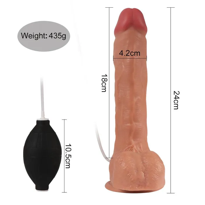 xeoxhoneyde Dildos Joseph Giant Squirting Saugnapf Hautfarbe Dildo Porn 24cm