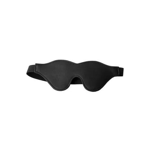 Anal Black Fleece Lined Blindfold XR Brands Strict