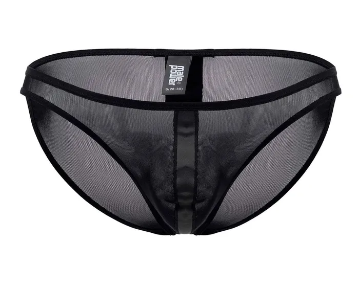 Anal Male Power Landing Strip Bikini Brief XL Black