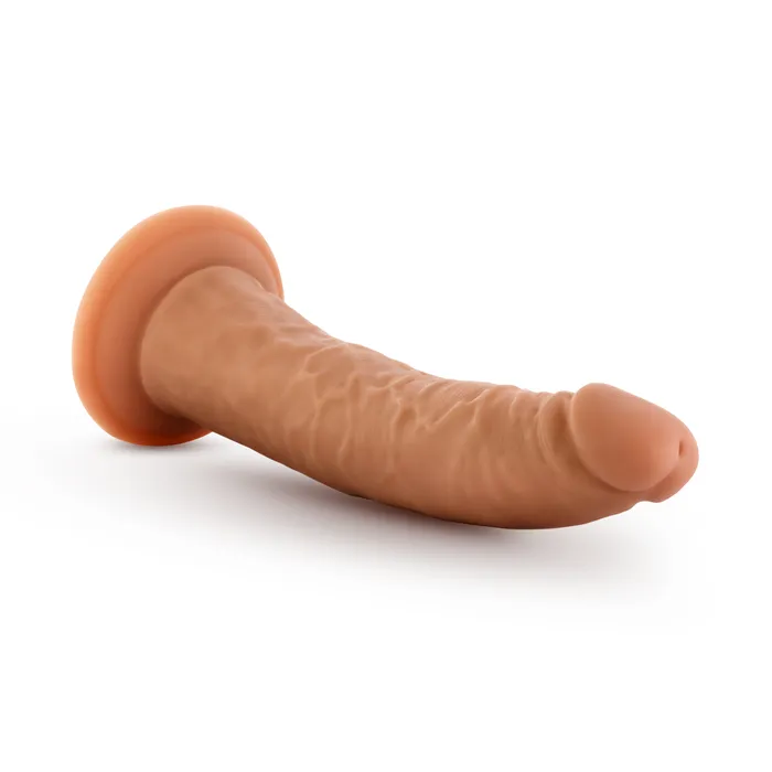 Blush Novelties Dildos Dr Skin Glide 75 Inch Self Lubricating Dildo Mocha 