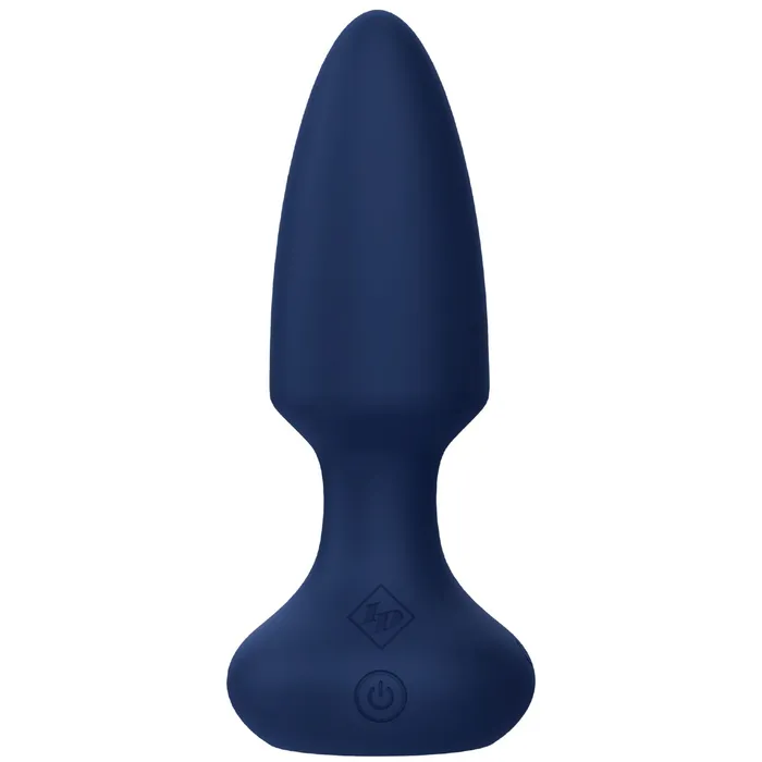 Booty Buzzer Remote Control Vibrating Plug Blue ID Lubricants Anal