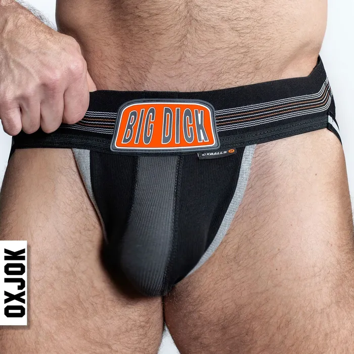 Bulger the Big Pouch Jock Black Iron Xl OXJok Dildos