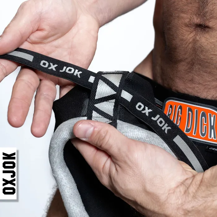 Bulger the Big Pouch Jock Black Iron Xl OXJok Dildos