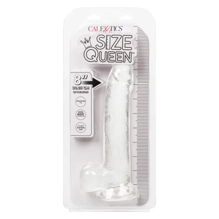 CalExotics Anal Size Queen 8 inch2025 Cm Clear