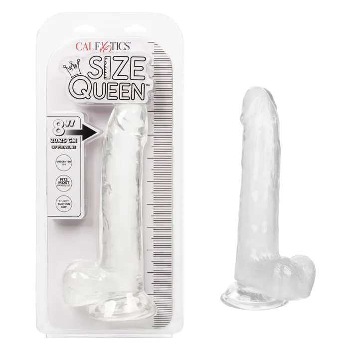 CalExotics Anal Size Queen 8 inch2025 Cm Clear