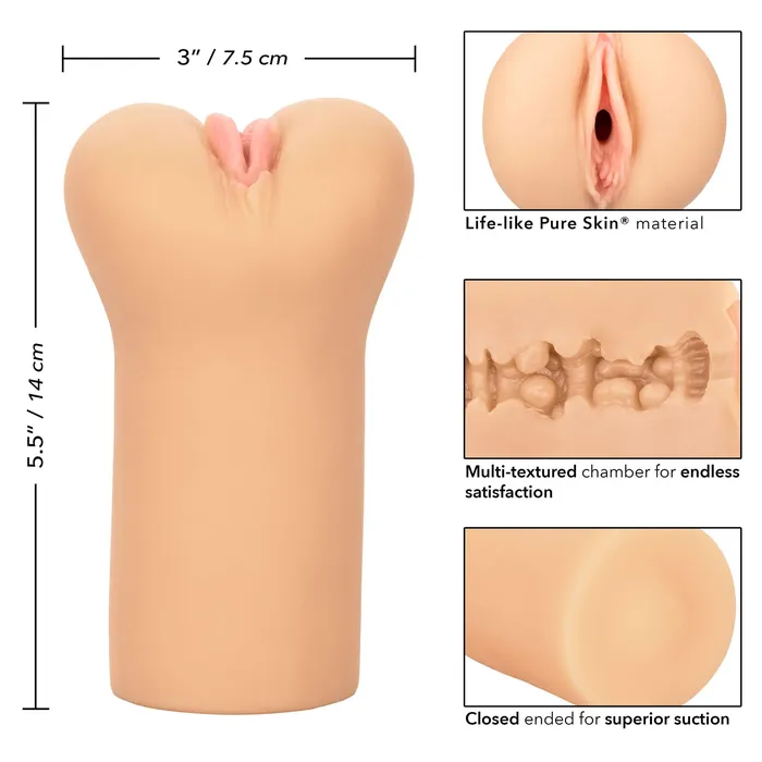 CalExotics Boundless Vulva Ivory Vibrators