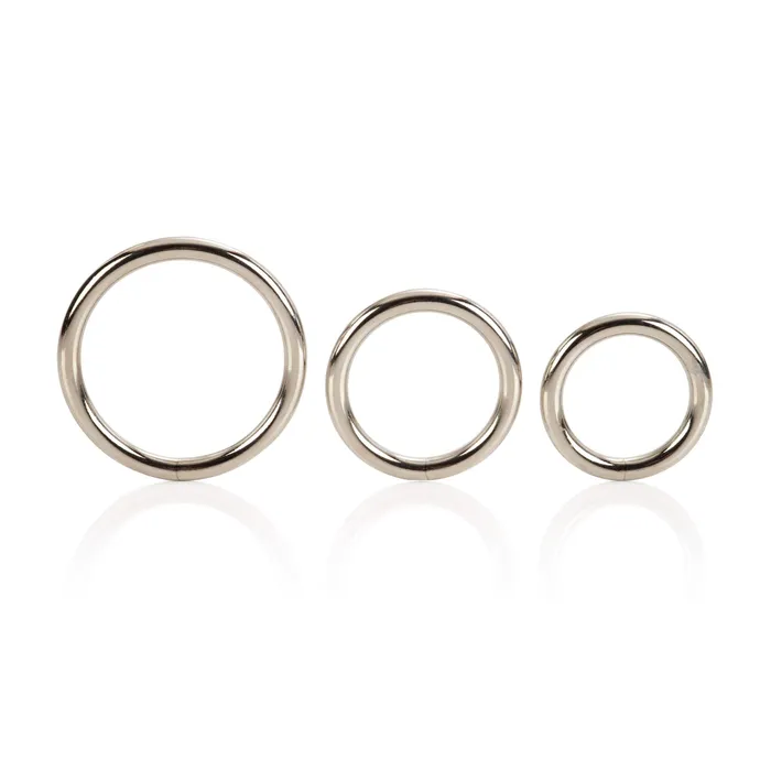 CalExotics Silver Ring 3 Piece Set Couples