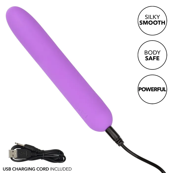 CalExotics Vibrators Bliss Liquid Silicone Mini G Vibe Purple