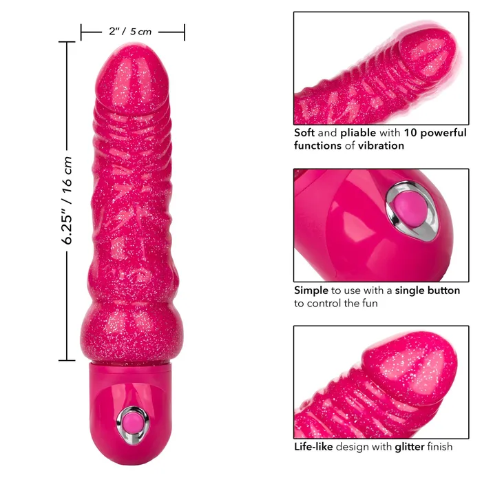 CalExotics Vibrators Naughty Bits Lady Boner Bendable Personal Vibrator