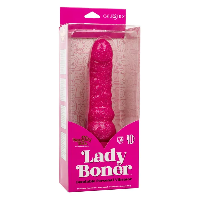 CalExotics Vibrators Naughty Bits Lady Boner Bendable Personal Vibrator