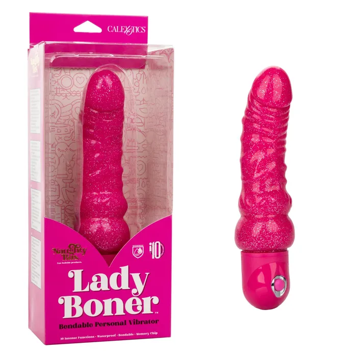 CalExotics Vibrators Naughty Bits Lady Boner Bendable Personal Vibrator