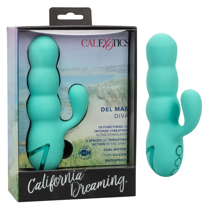 California Dreaming Del Mar Diva Teal CalExotics Vibrators