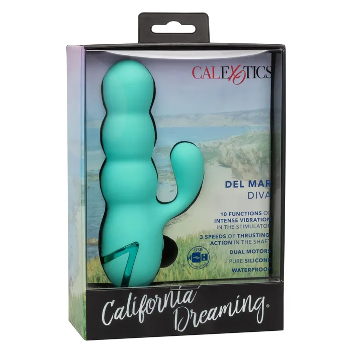 California Dreaming Del Mar Diva Teal CalExotics Vibrators