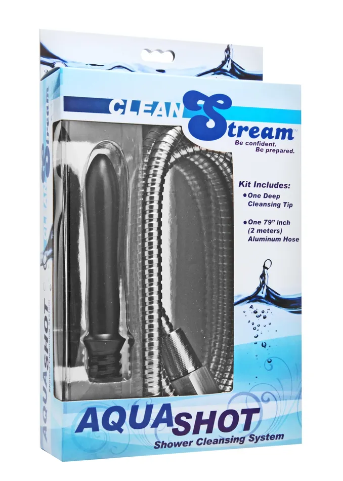 Clean Stream Aqua Shot Shower Enema Cleansing System XR Brands Clean Stream Vibrators