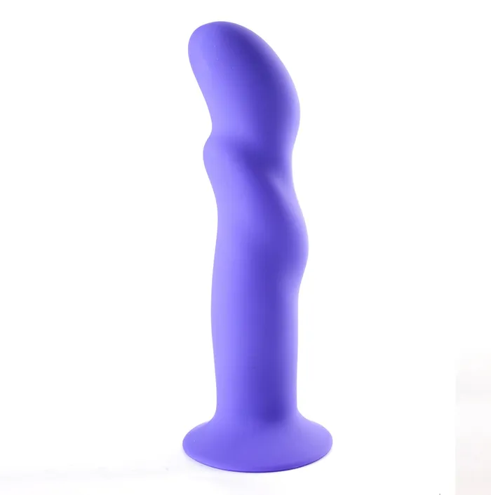 Dildos Maia Toys Riley Silicone Swirled Dong Neon Purple