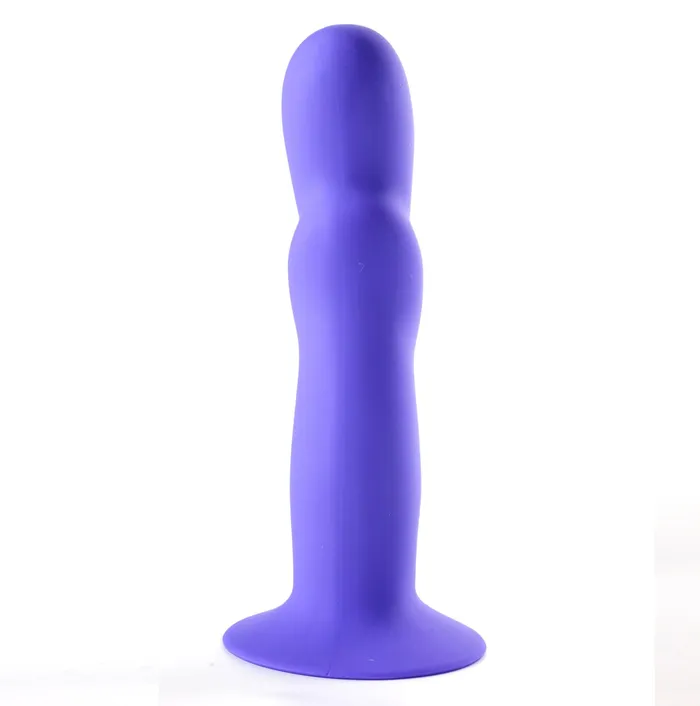 Dildos Maia Toys Riley Silicone Swirled Dong Neon Purple