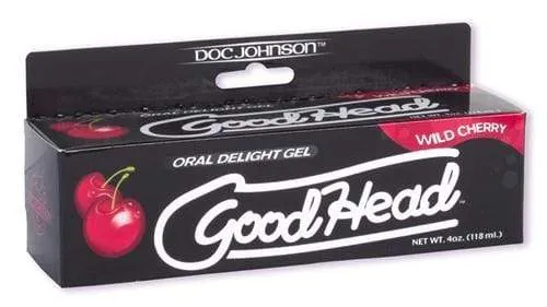 Doc Johnson Enhancers Good Head Oral Delight Gel 4 Oz Cherry