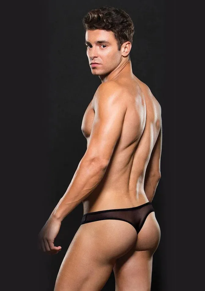 Envy Menswear Envy Mesh Thong Largexlarge Black Anal