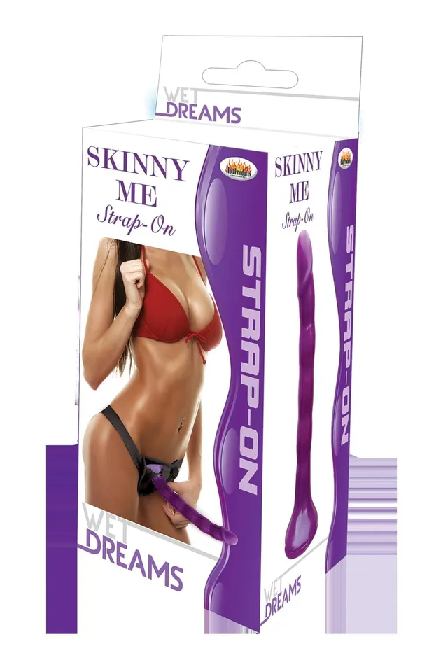 Female Sex Toys Wet Dreams Skinny Me Strapon Purple Hott Products