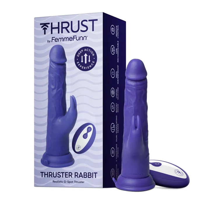 Femme Funn Vibrators Thruster Rabbit Purple