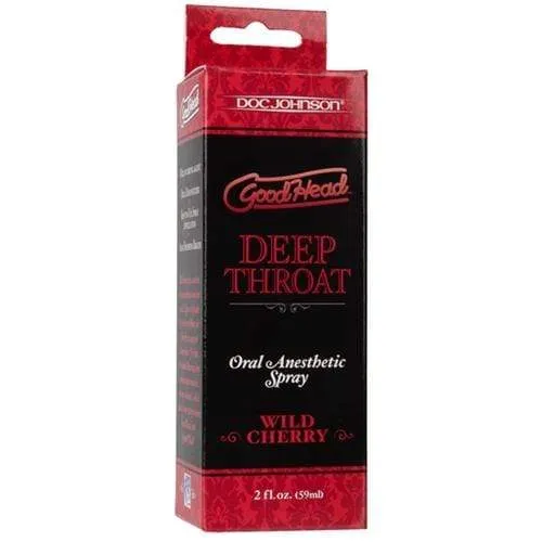 Good Head Throat Spray Wild Cherry Doc Johnson Male Sex Toys