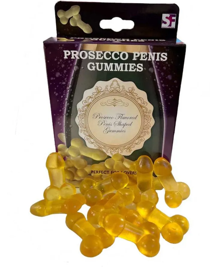 Hott Products Male Sex Toys Prosecco Willies Penis Gummies Champagne