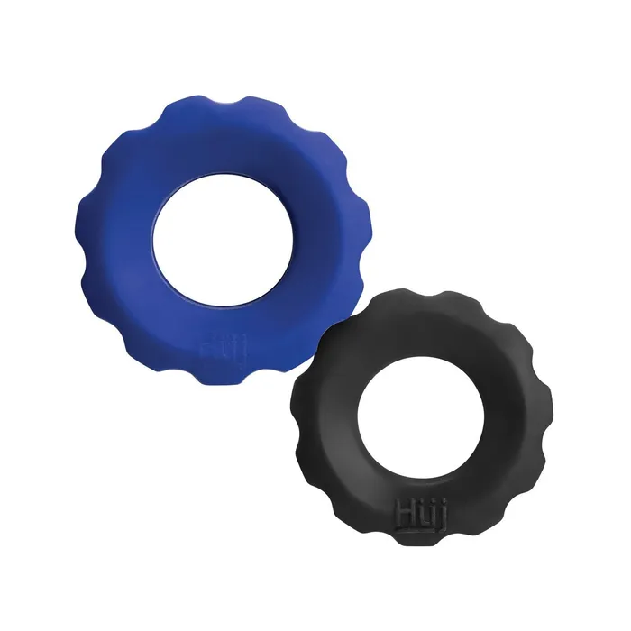 Hunky Junk Male Sex Toys Hunky Junk Cog Ring 2 Size Double Pack