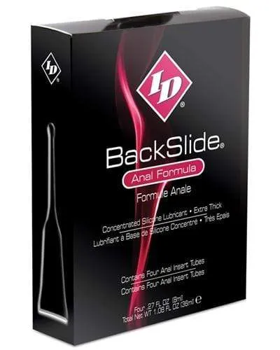 ID Backslide Silicone Lubricant 8ml Long Tube 4pack ID Lubricants Lubricants