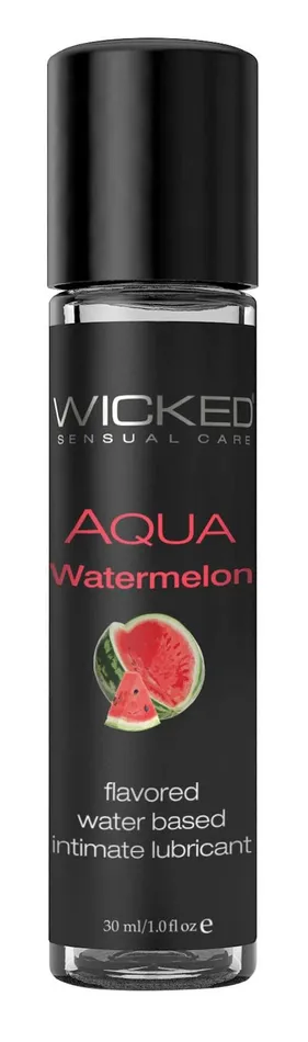 Lubricants Wicked Sensual Care Aqua Watermelon WaterBased Lubricant 1 Oz