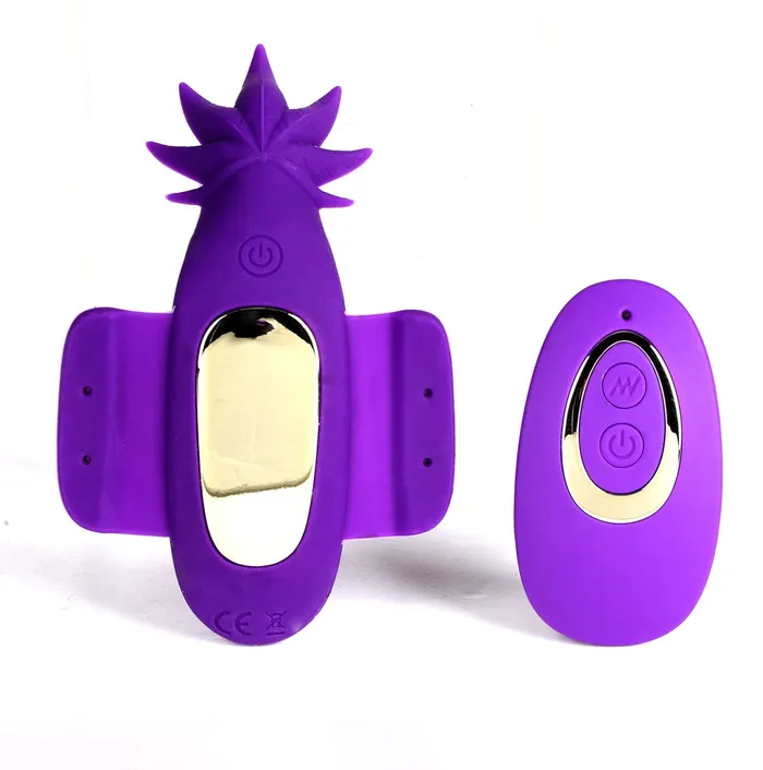 Maia Toys Female Sex Toys Sativa 10Function Remote Control Panty Vibrator 420 Series Purple