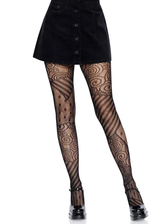 Male Sex Toys Leg Avenue Doll Net Tights One Size Black