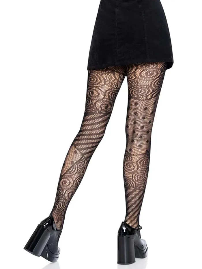 Male Sex Toys Leg Avenue Doll Net Tights One Size Black