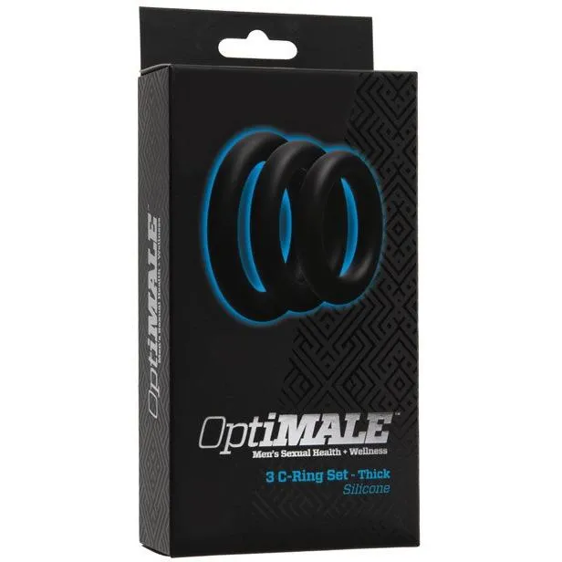 OptiMale C Ring Kit Thick Adams Toy Box Couples