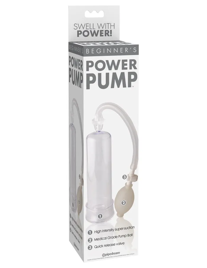 Pipedream Anal Beginners Power Pump Clear