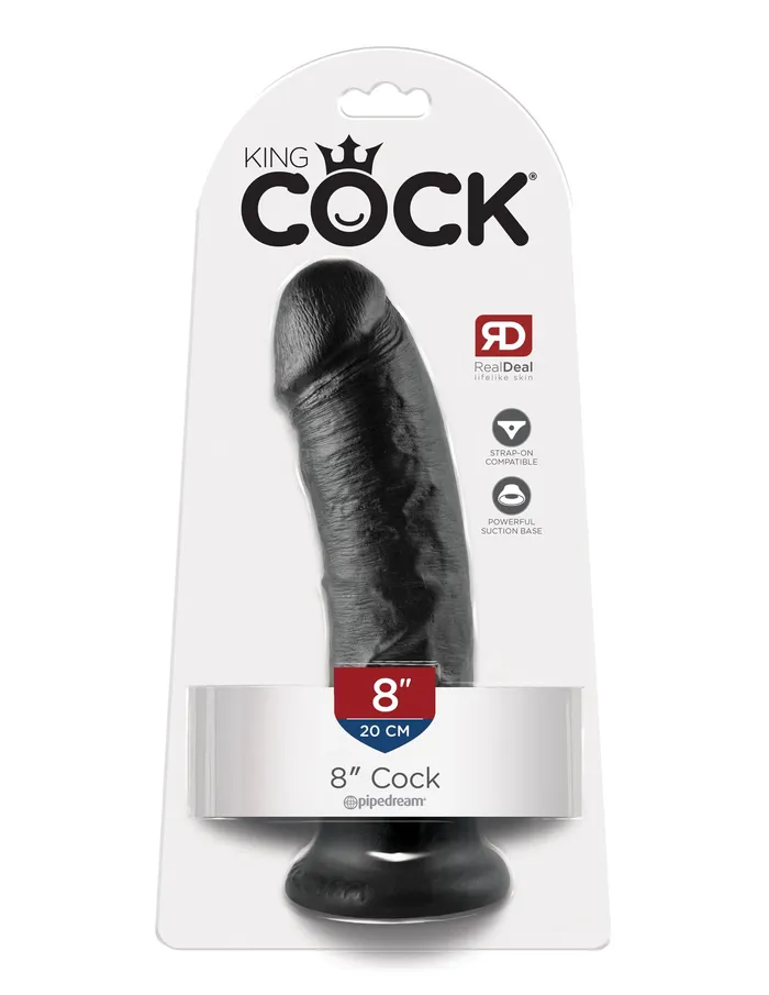 Pipedream Dildos King Cock 8Inch Cock Black