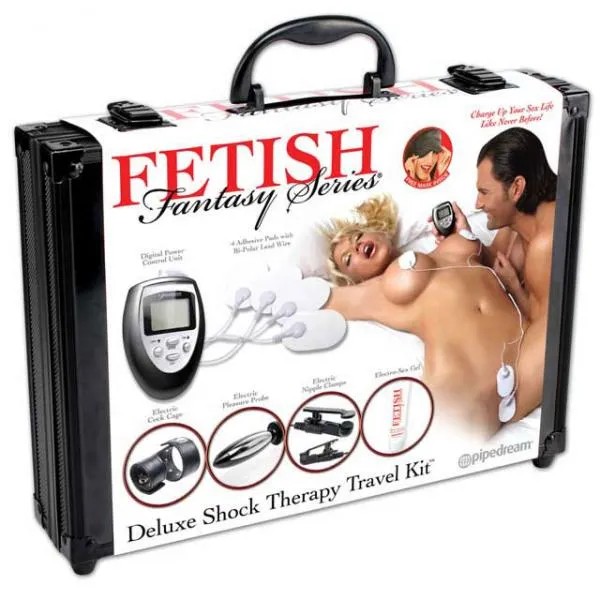 Pipedream Products Couples Fetish Fantasy Deluxe Shock Therapy Travel Kit Pipedream Products Couples Fetish Fantasy Deluxe Shock Therapy Travel Kit