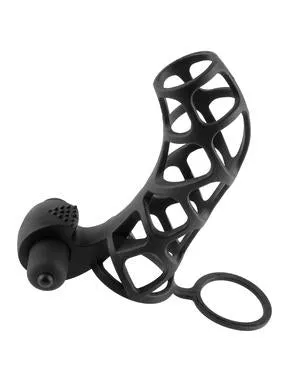 Pipedream Products Male Sex Toys Extreme Silicone Power Cage Black