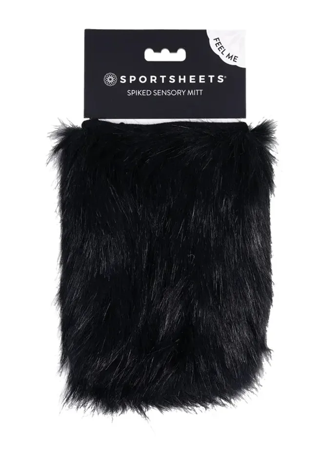 Spiked Sensory Mitt Black Sportsheets Anal